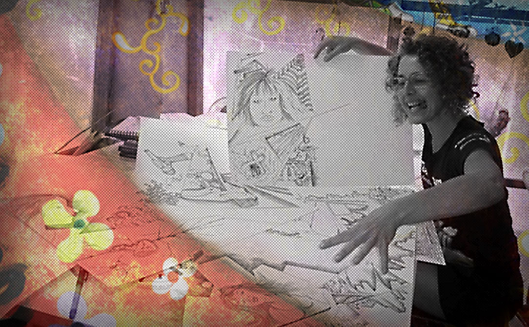 magem divulgação do Curso de ilustração no Espaço Holístico Figueiras em Osorio (RS - Brasil)