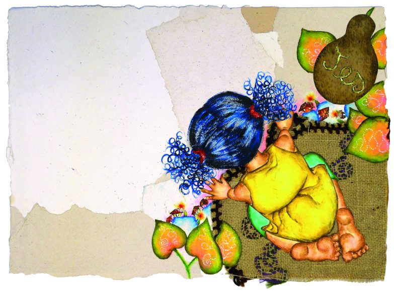 Ilustração do livro "Jesuína e a Cabaça" (Monika Papescu)