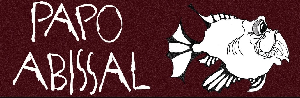 Imagem logomarca editora Papo Abissal criada por Monika Papescu