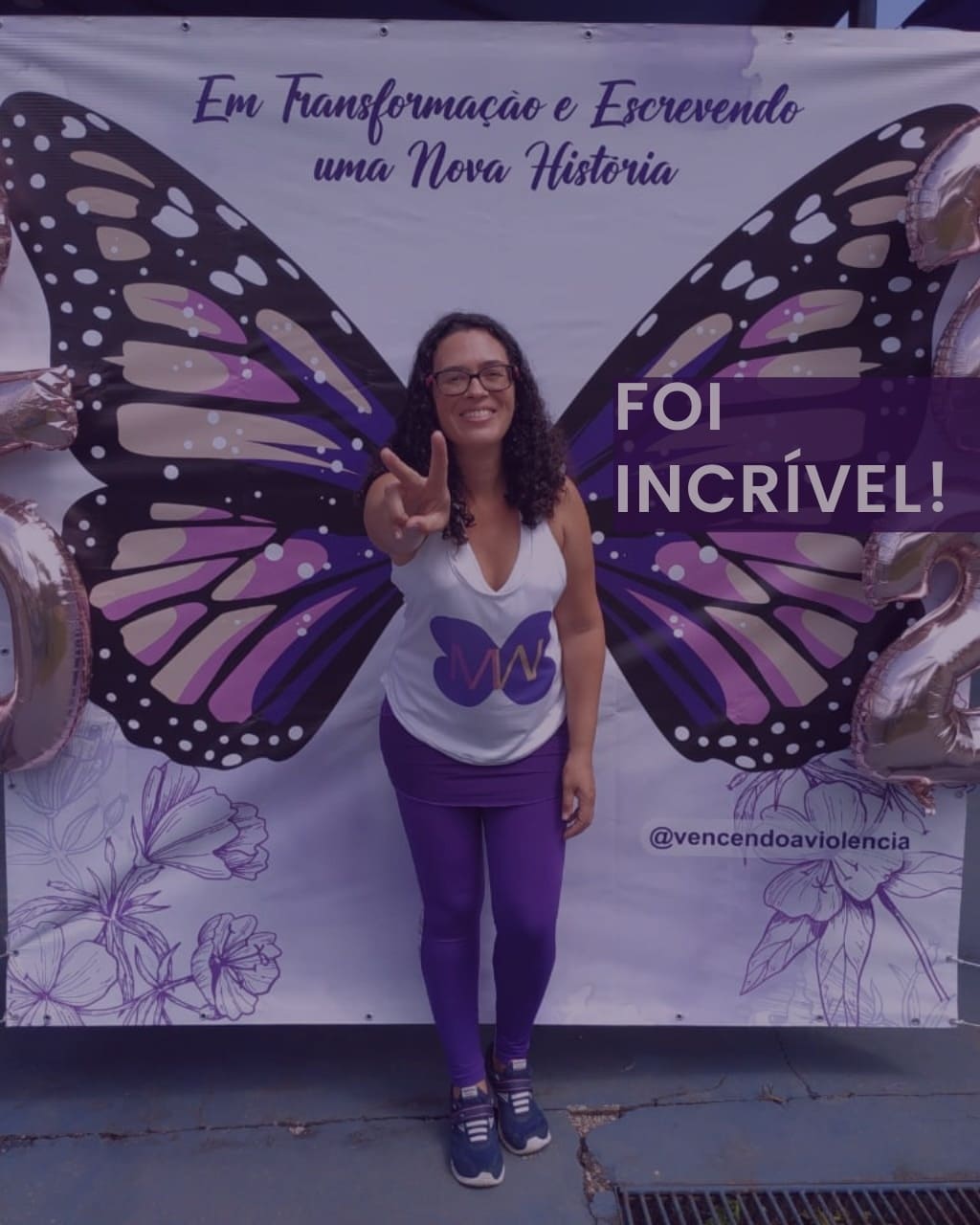 Angela no evento Minuto Mulher