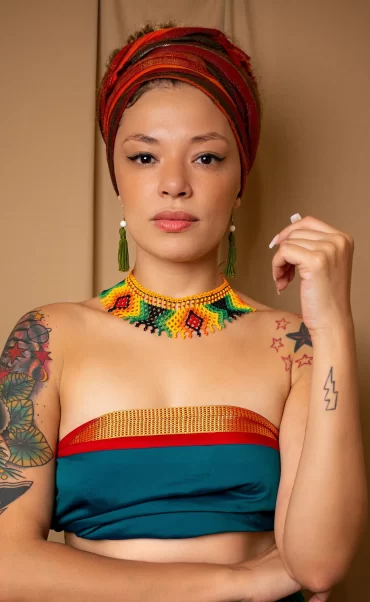 A artista Ana Cacimba