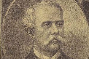 João Clapp - detalhe de homenagem póstuma feita ao abolicionista por Ângelo Agustini