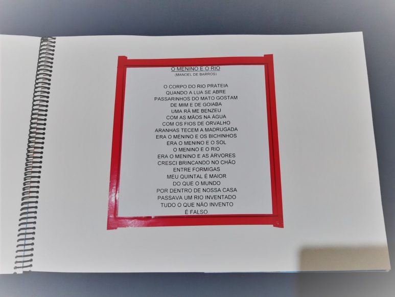Poema o menino e o rio.