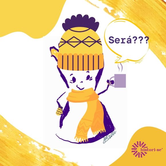Mascote criada pela editora de Histori-se