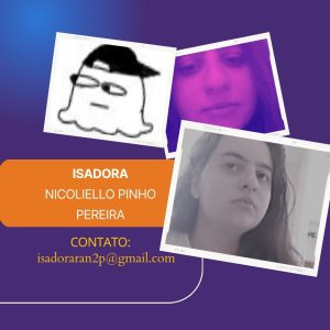 Isadora Nicoliello é o nome de Ghostn.