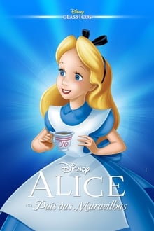 Alice tomando chá