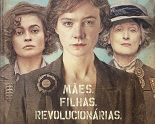 Cartaz de divulgação do filme As Sufragistas.