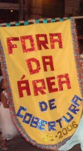 Fora da área de cobertura