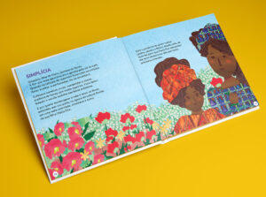 Páginas do livro Maria Flor
