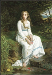 Ofélia - personagem de Hamlet, peça de William Skakespeare