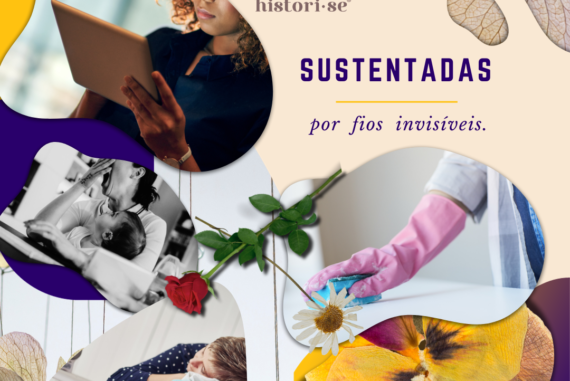 Sustentadas por fios invisíveis.