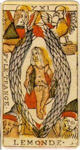 Carta - O Mundo _ do tarot de Marselha